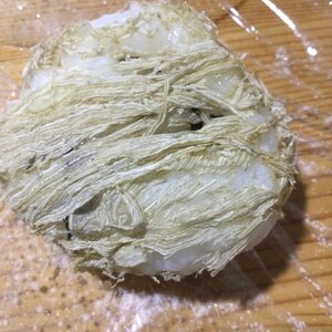 塩昆布×とろろ昆布deダブル昆布おにぎり♪